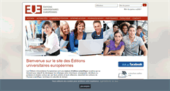 Desktop Screenshot of editions-ue.com